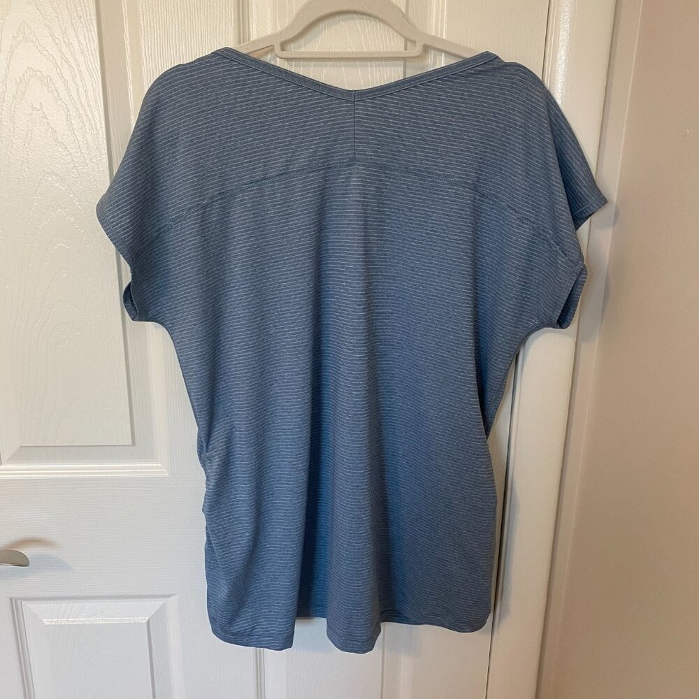 Eddie Bauer Active Short-Sleeve T-Shirt Blue Women's XL - Picture 2 of 9